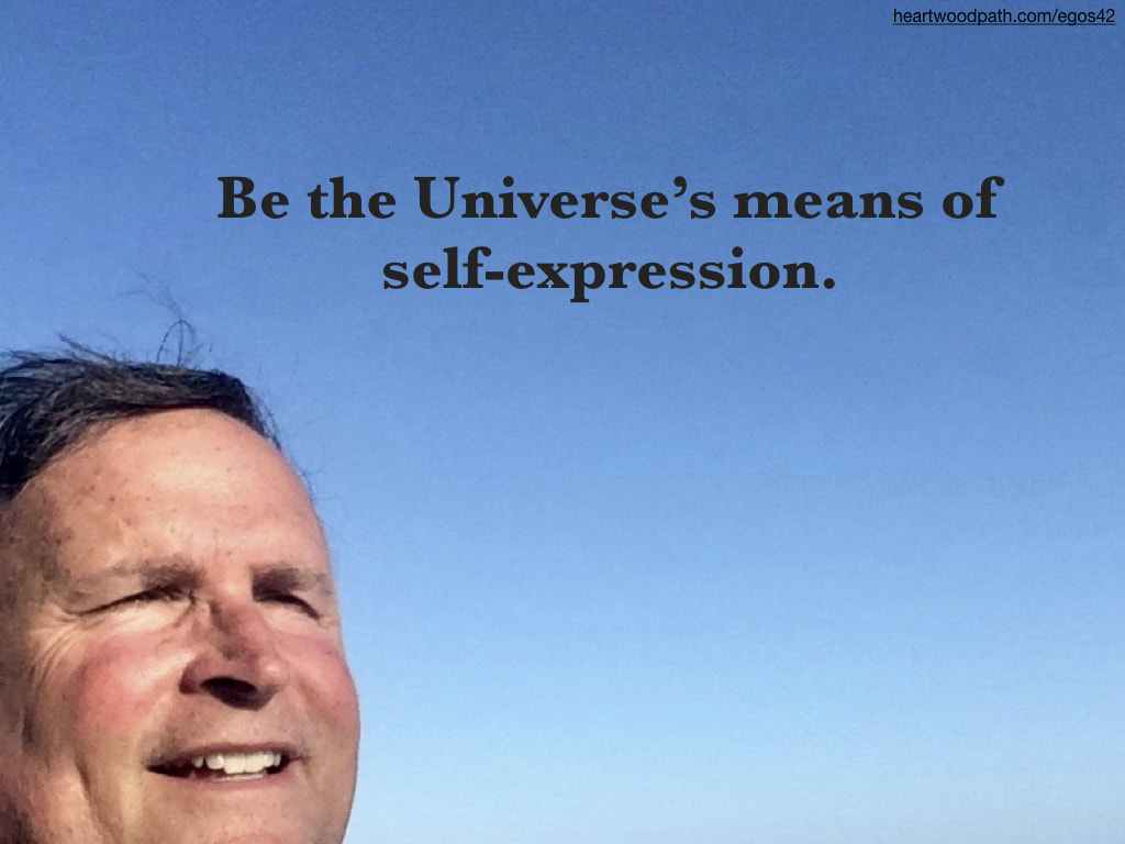 picture-life-coach-don-pierce-saying-Be the Universe’s means of self-expression