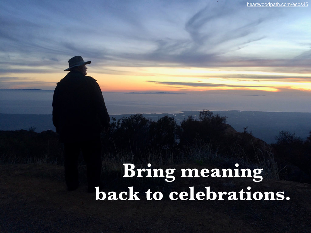picture-don-pierce-life-coach-saying-Bring meaning back to celebrations.