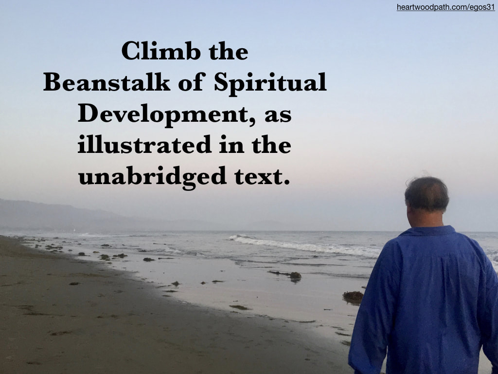 picture-life-coach-don-pierce-saying-Climb the Beanstalk of Spiritual Development, as illustrated in the unabridged text