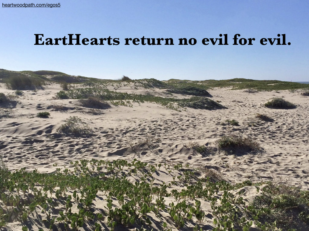 Picture sand dunes quote EartHearts return no evil for evil