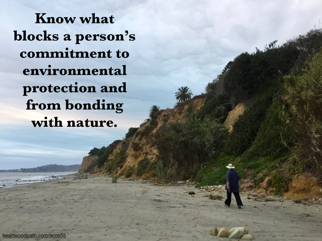 picture-don-pierce-life-coach-saying-Know what blocks a person’s commitment to environmental protection and from bonding with nature