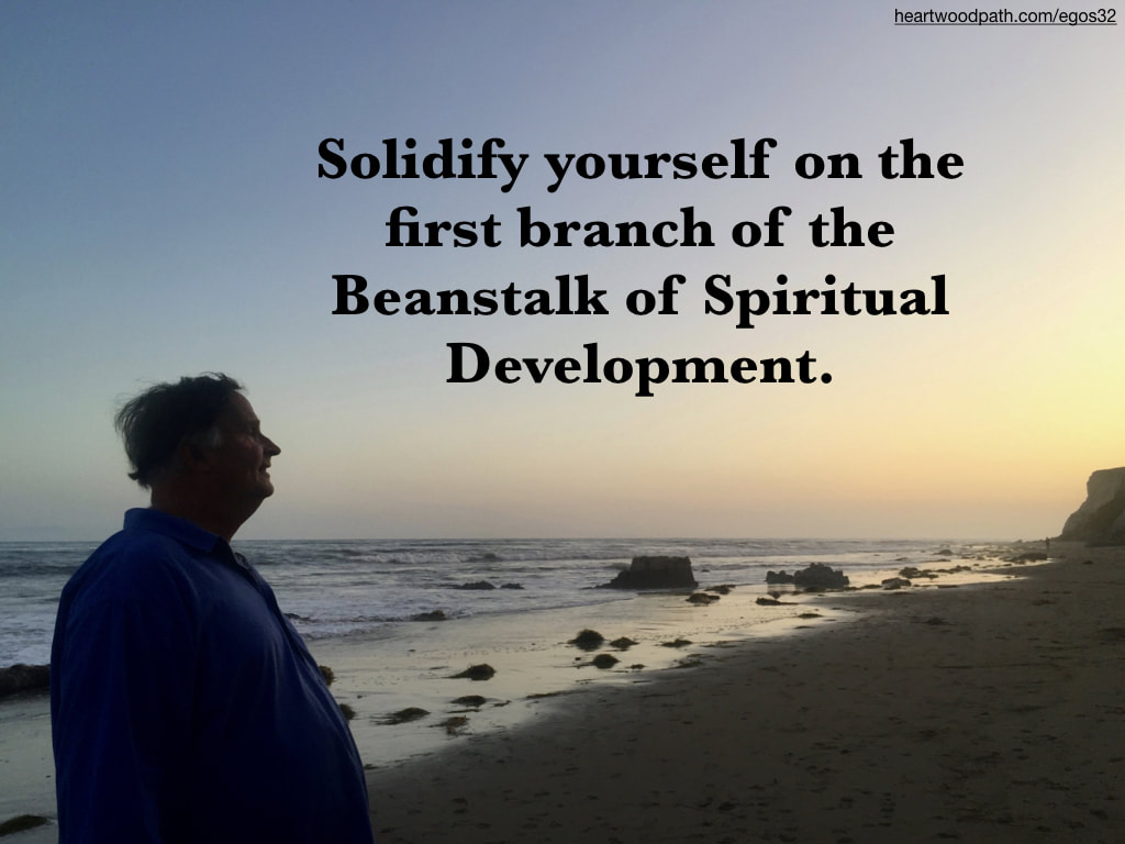 picture-life-coach-don-pierce-saying-Solidify yourself on the first branch of the Beanstalk of Spiritual Development