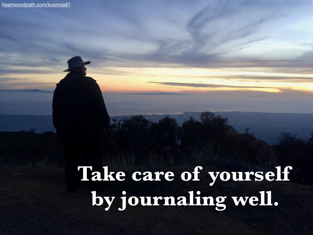 picture-life-coach-don-pierce-saying-Take care of yourself by journaling well