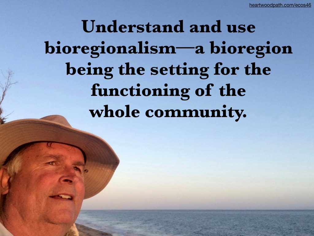 picture-don-pierce-life-coach-saying-Understand and use bioregionalism––a bioregion being the setting for the functioning of the whole community