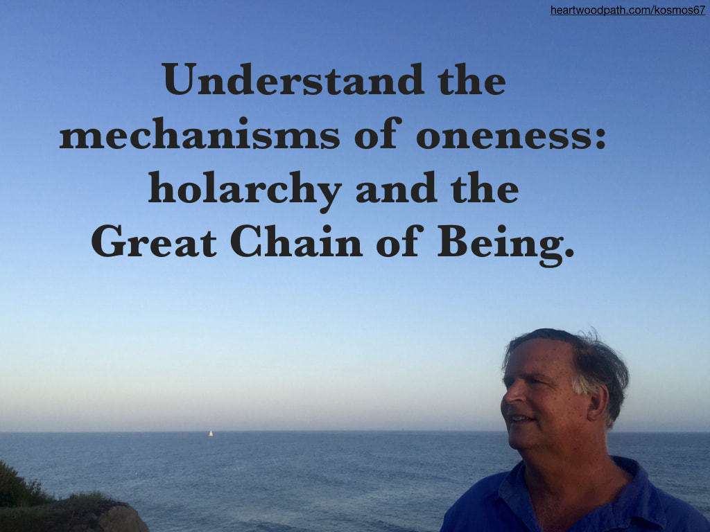picture-of-life-coach-don-pierce-saying-Understand the mechanisms of oneness: holarchy and the Great Chain of Being