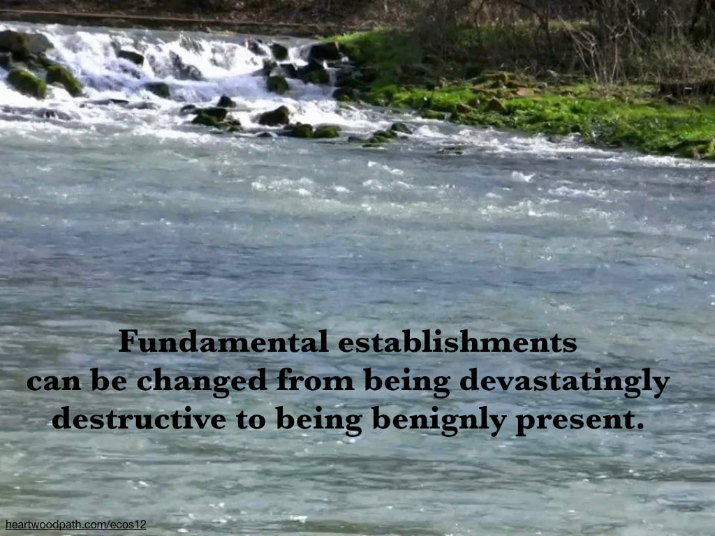 Picture river rapids quote Fundamental establishments can be changed from being devastatingly destructive to being benignly present